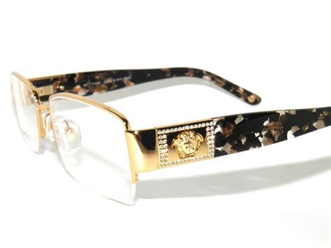 versace eyeglasses frames mens|gold frame men's versace glasses.